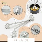  Bộ Phụ Kiện Chăm Sóc Nến Thơm Khều, Chuông, Khay, Kéo Cắt Bấc Cao Cấp 