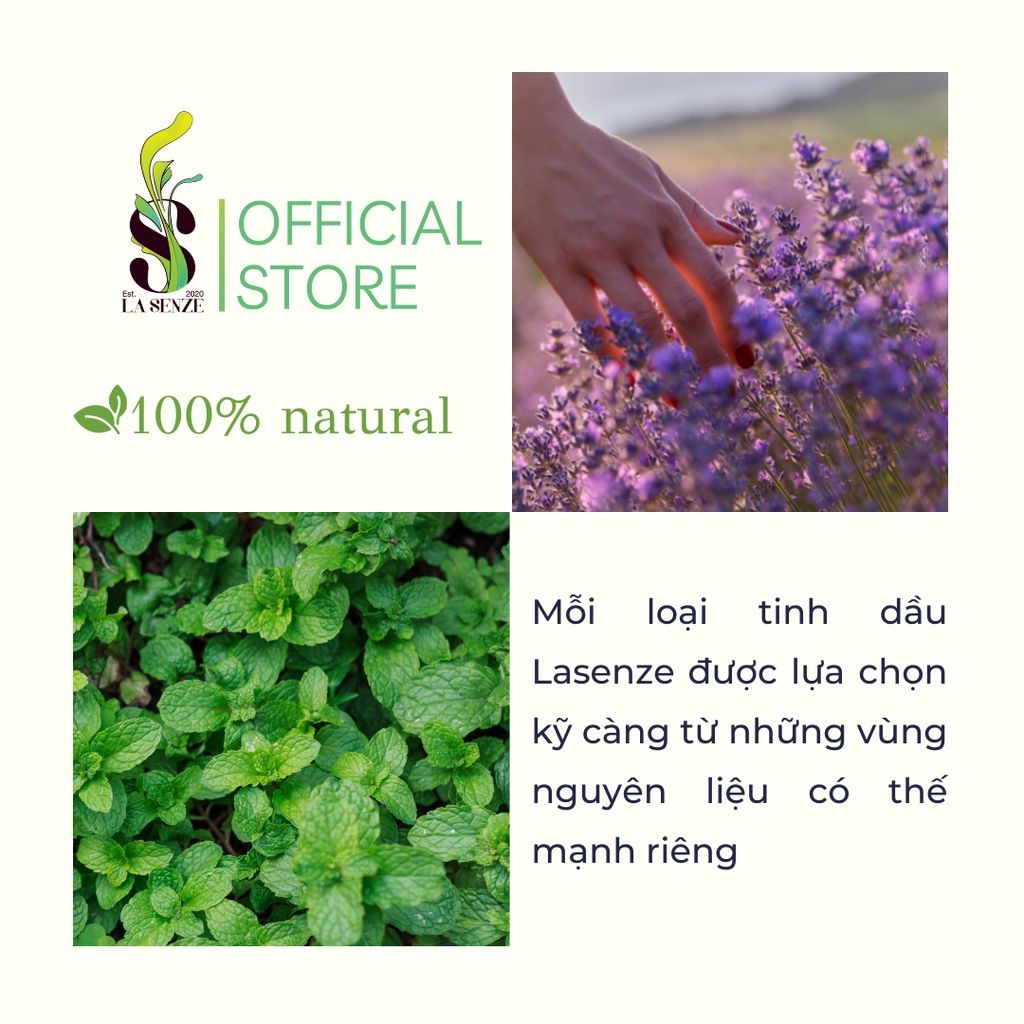  Tinh dầu Sả Chanh (Lemongrass) - Tinh Dầu Đuổi Muỗi - 100% Natural (Hàng Thật Không Pha) 