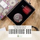 Set Nến Thơm & Tinh Dầu Thơm Phòng Khuếch Tán Hũ Pha Lê Vân Nổi LUXURIOUS COLLECTION 