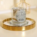  Set Nến Thơm Nắp Chuông Pha Lê Creative Glass Home Decor 