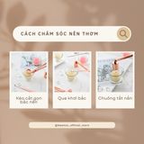  Bộ Phụ Kiện Chăm Sóc Nến Thơm Khều, Chuông, Khay, Kéo Cắt Bấc Cao Cấp 
