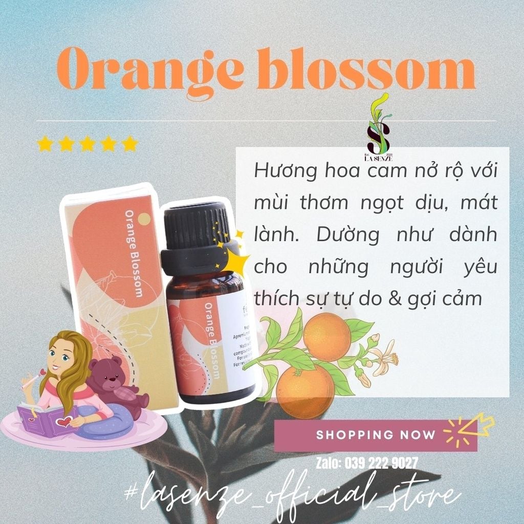  Tinh Dầu Phối Hương Orange Blossom 10ml 