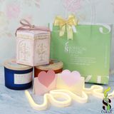  Túi Giấy Kèm Nơ Đựng Quà Tặng Siêu Xinh 25x23x10cm 