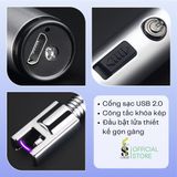  Phụ Kiện Đốt Nến Thơm Sạc Điện USB Xoay 360 Độ Tiện Lợi An Toàn 