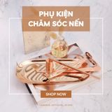 Bộ Phụ Kiện Chăm Sóc Nến Thơm Khều, Chuông, Khay, Kéo Cắt Bấc Cao Cấp 