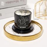  Set Nến Thơm Nắp Chuông Pha Lê Creative Glass Home Decor 