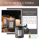  Nến Thơm Tinh Dầu LUXURIOUS COLLECTION - Hủ Pha Lê Vân Nổi Sang Trọng 