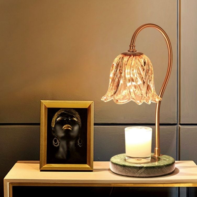  Đèn Đốt Nến Thơm Elegant Wax Melt Lamp Phong Cách Châu Âu Sang Trọng  - Phụ Kiện Nến Thơm Cao Cấp 