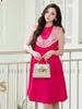 Đầm hồng sen sát nách