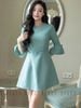 Đầm xanh mint tay chuông
