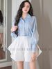 Quần trắng xếp ly