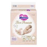 Bỉm - Tã dán Merries First Premium Newborn 66 miếng (cho bé từ sơ sinh - 5kg)