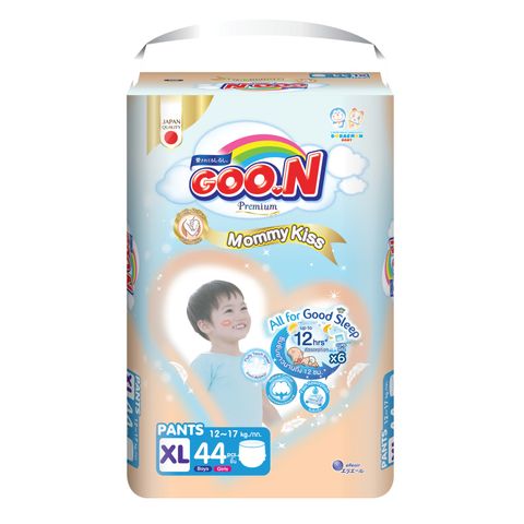 Bỉm - Tã quần Goon Mommy Kiss size XL 44 miếng cho bé 12-17kg