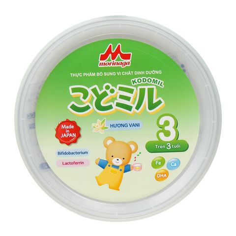 Sữa Morinaga số 3 Hương Vani 850g cho bé >3Y