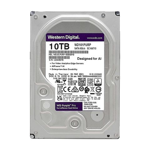  Ổ cứng HDD Western Digital Purple 10TB (WD101PURZ) 