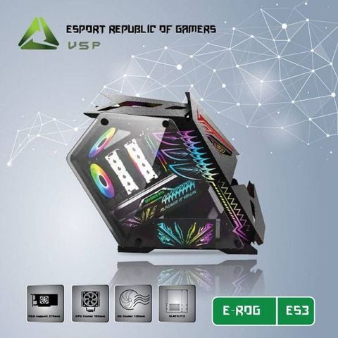  Case VSP Esport Republic Of Gamers ES3 (5 FAN) 