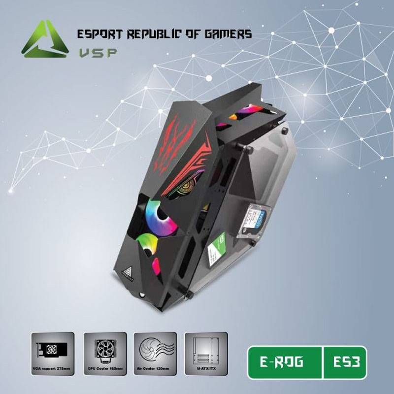  Case VSP Esport Republic Of Gamers ES3 (5 FAN) 