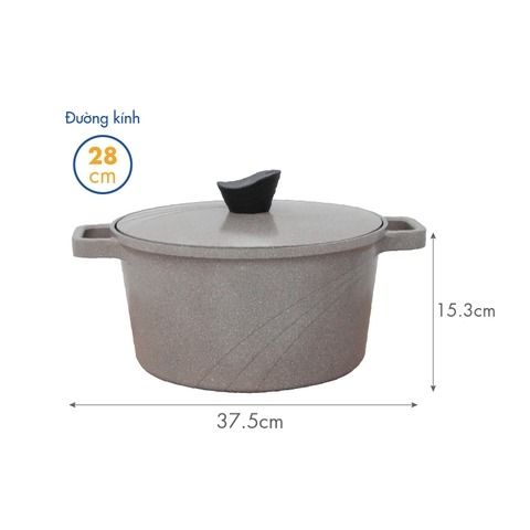  Nồi nấu Levante đáy từ KOREA KING KP-28LI 