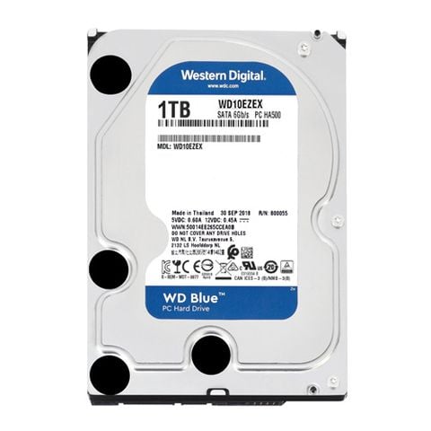  Ổ cứng HDD Western Digital Blue 1TB (WD10EZEX) 