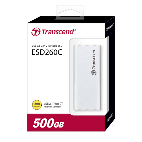  Ổ cứng SSD di động Transcend ESD260C USB 3.1 Gen2 Type-C 