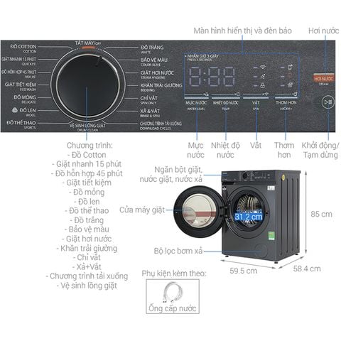  Máy giặt TOSHIBA TW T21BU115UWV (MG) 