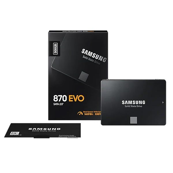 Ổ Cứng SSD SAMSUNG 870 EVO 500GB SATA III 2.5 inch (MZ-77E500BW) 
