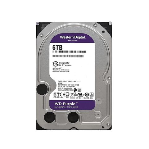  Ổ cứng HDD Western Digital Purple 6TB (WD64PURZ) 