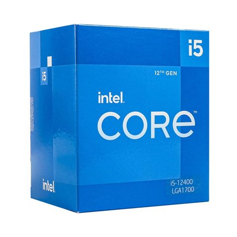  CPU INTEL Core i5-12400 (6C/12T, 2.50 GHz - 4.40 GHz, 18MB) - 1700 