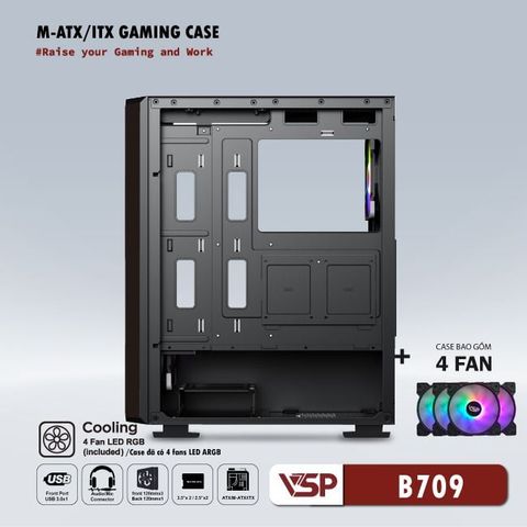  Case VSP B709 (4 Fan) 