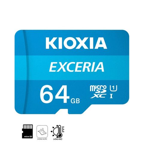  Thẻ Nhớ KIOXIA 64GB microSD Exceria C10 U1 