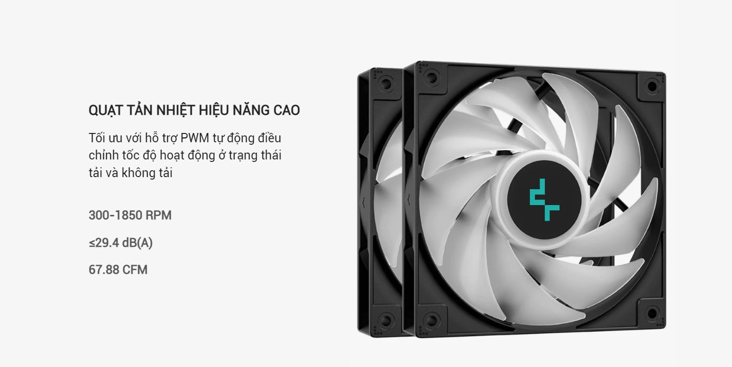 TẢN NHIỆT KHÍ DEEPCOOL AG620 ARGB