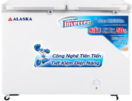  Tủ đông ALASKA Inverter BCD-5068CI (312 Lít) 