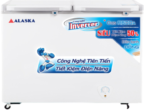  Tủ đông ALASKA Inverter BCD-5068CI (312 Lít) 