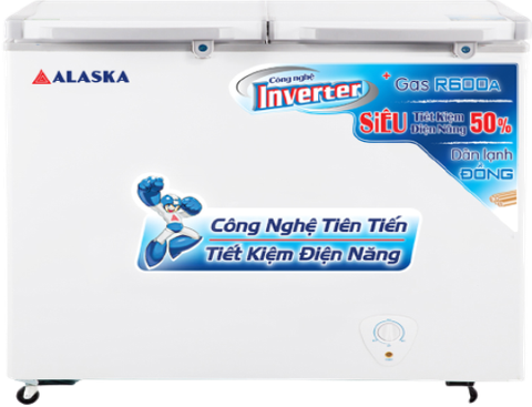  Tủ đông ALASKA Inverter BCD-5068CI (312 Lít) 