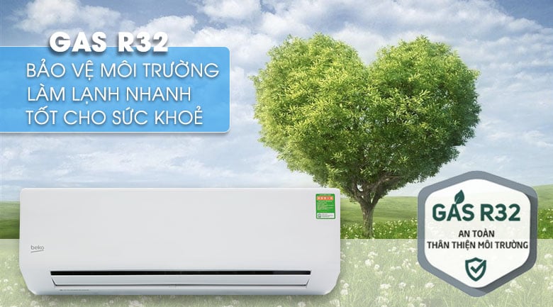 Gas R-32 - Máy lạnh Beko 1 HP RSSC09CV