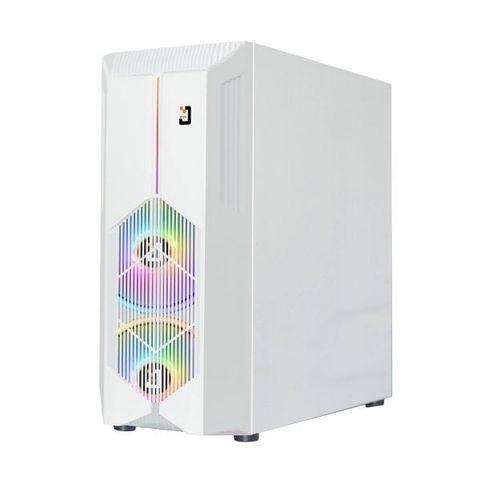 Case JETEK GAME Beryl-II G9602W (White - 2 FAN) 