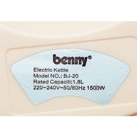  Bình đun siêu tốc BENNY BJ-20 