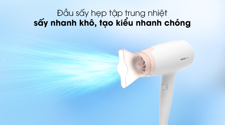Đầu sấy hẹp - Máy sấy tóc Philips BHD300/10