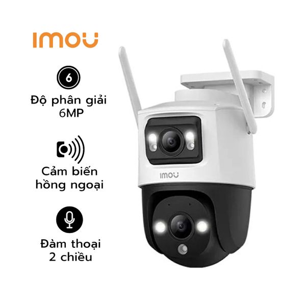  Camera 2 Mắt Ngoài Trời IMOU IPC-S7XP-6M0WED (Cruiser Dual 6.0MP) 