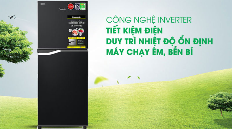 Tủ lạnh Panasonic Inverter 167 lít NR-BA189PKVN tiết kiệm điện