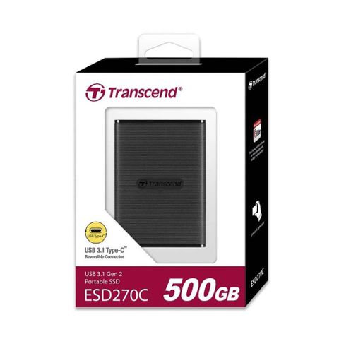  Ổ cứng SSD di động Transcend ESD270C USB 3.1 Gen2 Type-C 