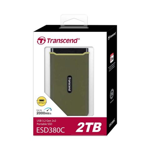  Ổ cứng SSD di động Transcend ESD380C USB 3.1 Gen2 Type C 