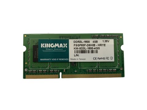  RAM Laptop KINGMAX 4GB DDR3L 1600MHz 
