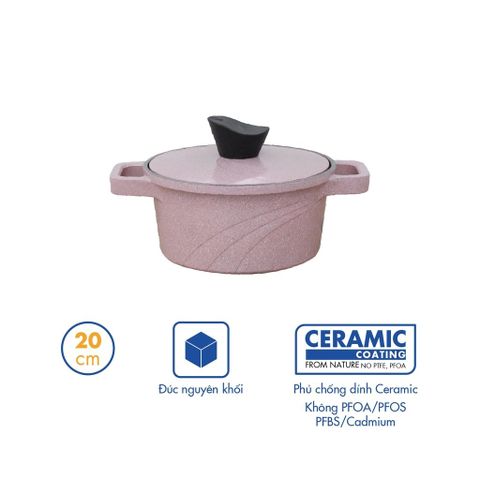  Nồi nấu Levante đáy từ KOREA KING KP-20LI 