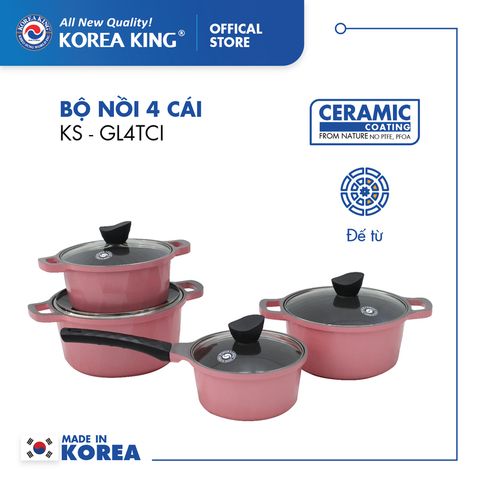  Bộ nồi 4 cái KOREA KING KS - GL4TCI 