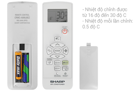  Máy lạnh SHARP Inverter X10ZEW (1 HP) 