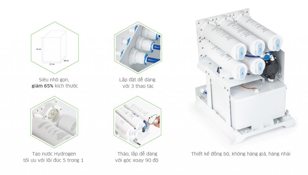 Máy lọc nước Kangaroo Hydrogen ion kiềm KG100MED