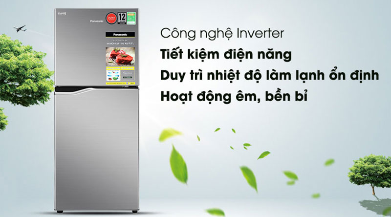 Tủ lạnh Panasonic Inverter 170 lít NR-BA190PPVN - Công nghệ Inverter