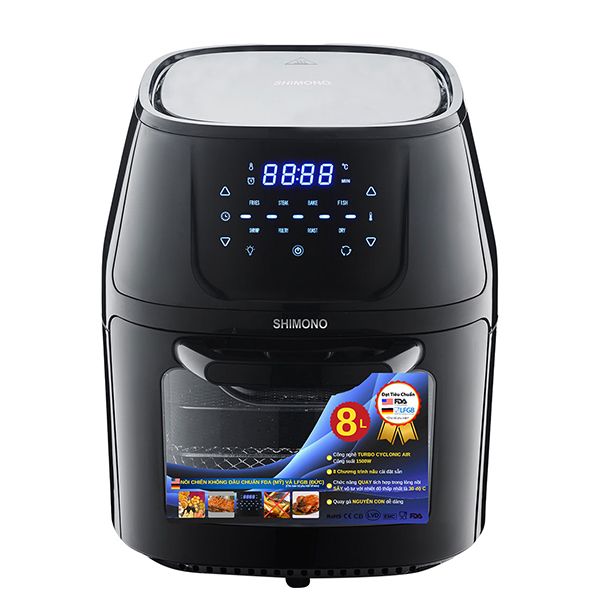  Nồi chiên không dầu SHIMONO SM-AF806T (8 lít) 
