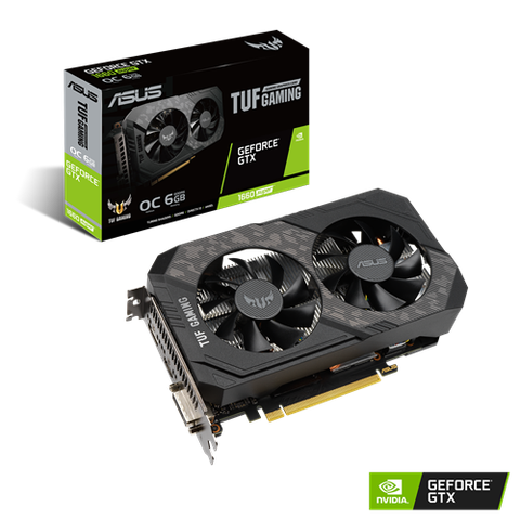  Card màn hình ASUS TUF Gaming GeForce GTX 1660 Super OC Edition 6GB GDDR6 (TUF-GTX1660S-O6G-GAMING) 